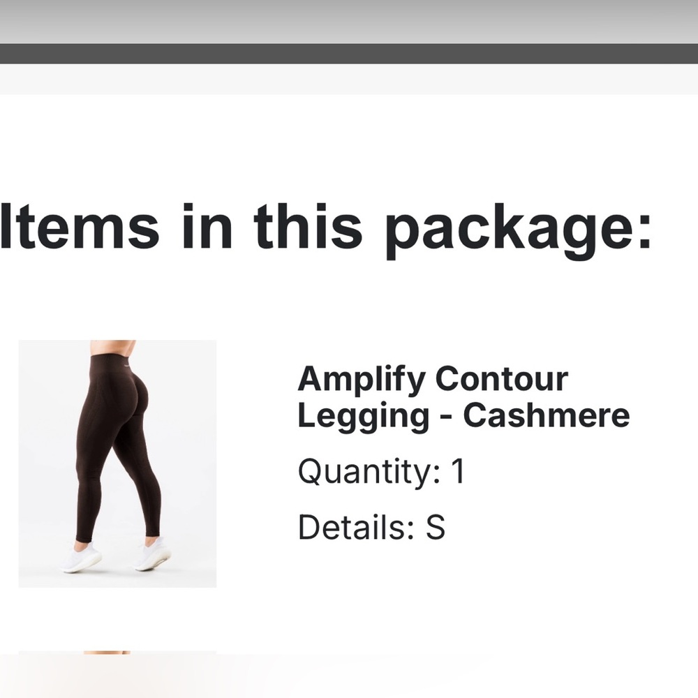 Amplify Contour Legging - Cashmere LIKE NEW - Picture 2 of 4